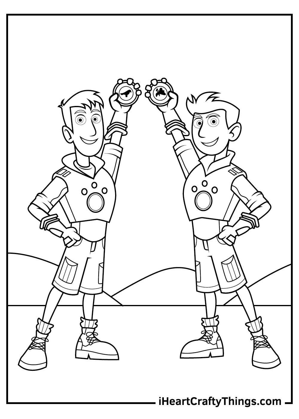 Coloring Pages Of Wild Kratts