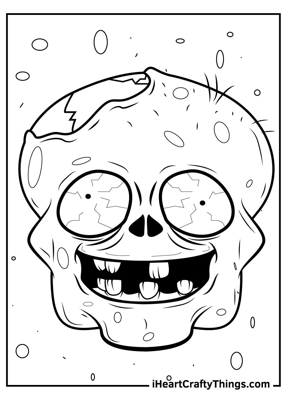 Printable Zombie Coloring Pages Updated 2021