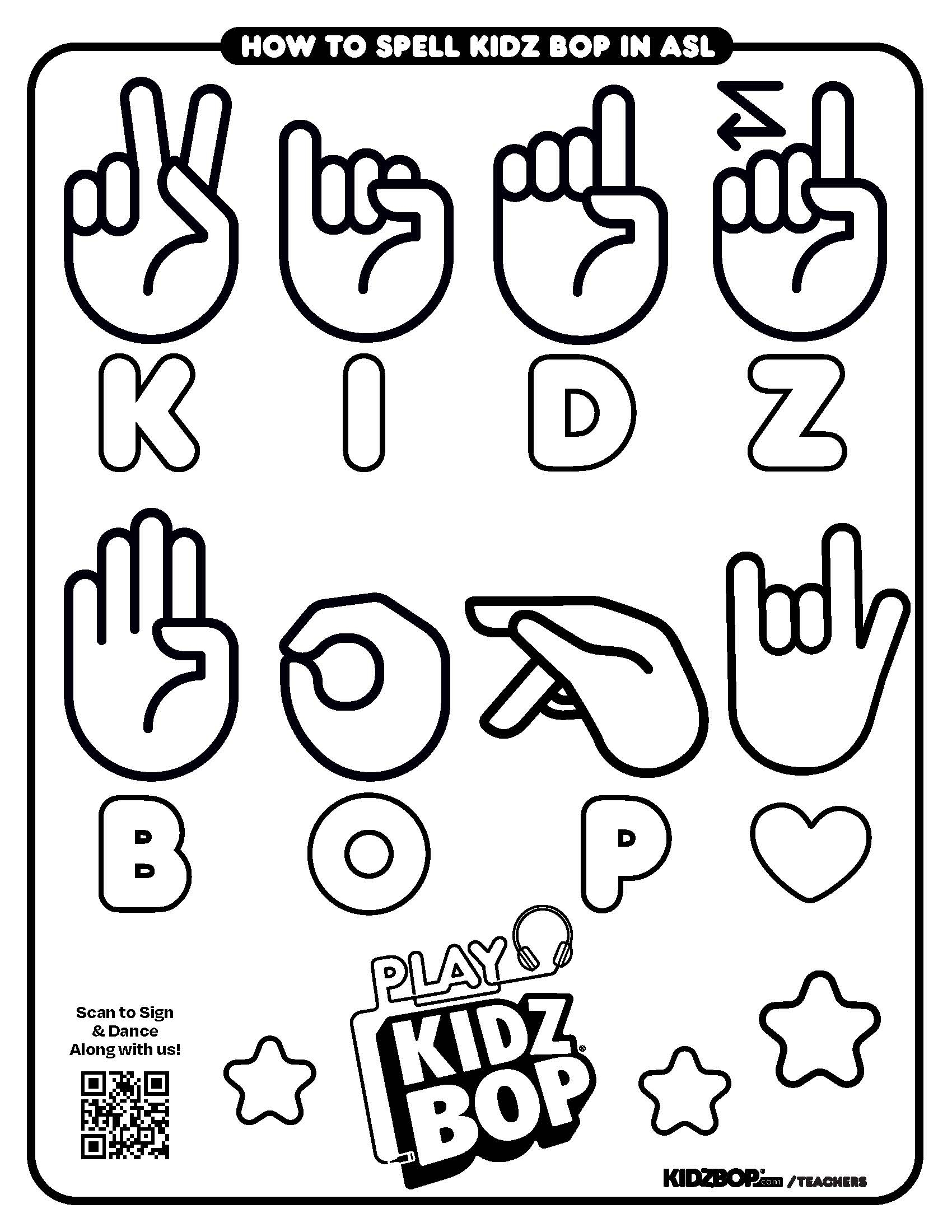 Printables KIDZ BOP