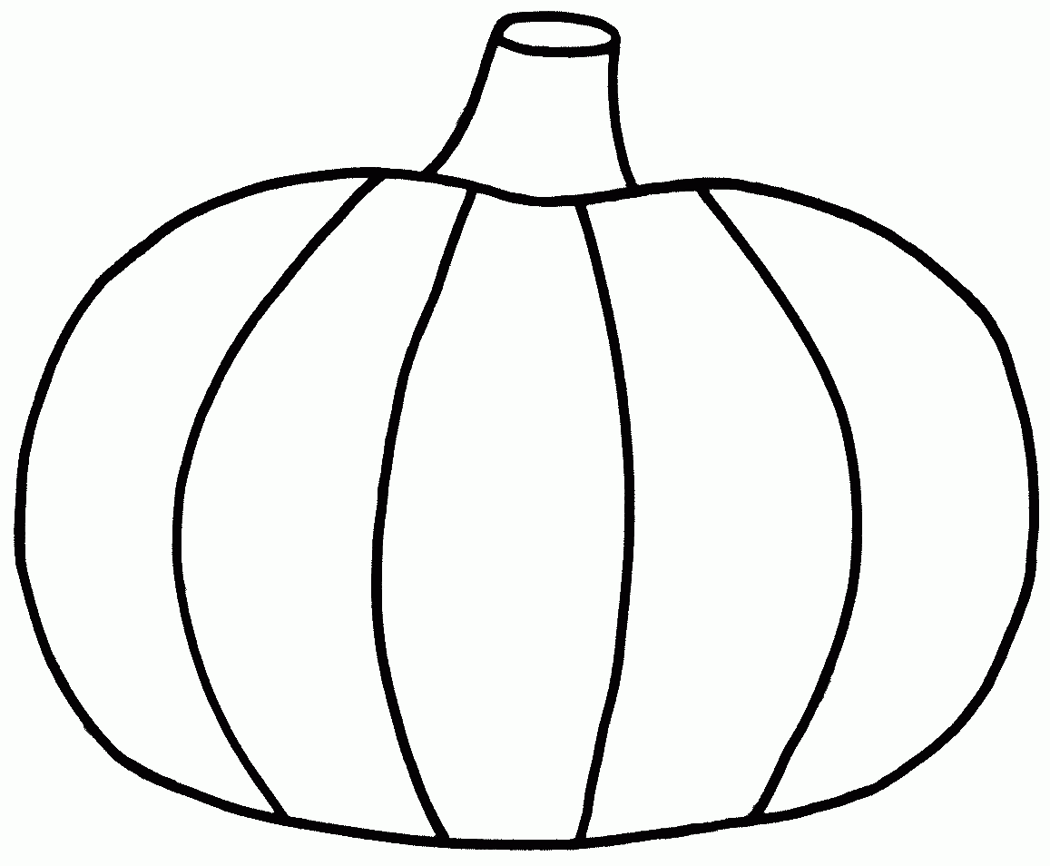 Pumpkin Coloring Pages For Preschool Coloring Home