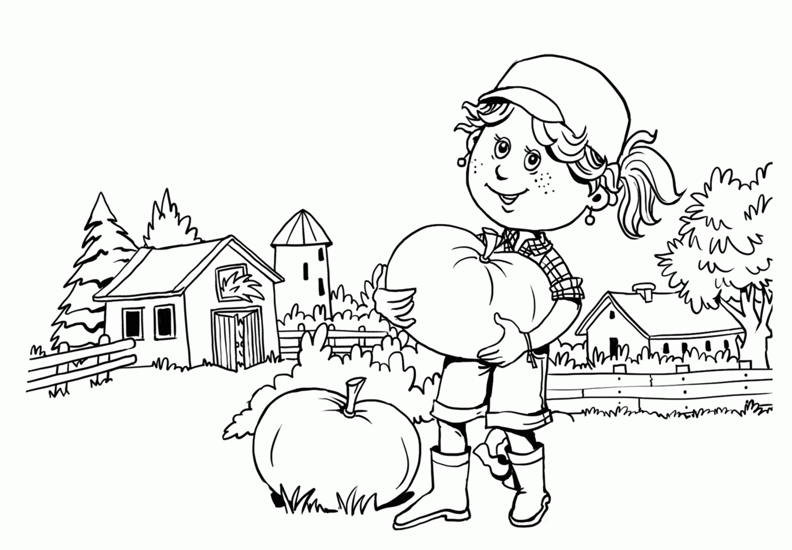 Pumpkin Patch Parable Coloring Pages Coloring Pages