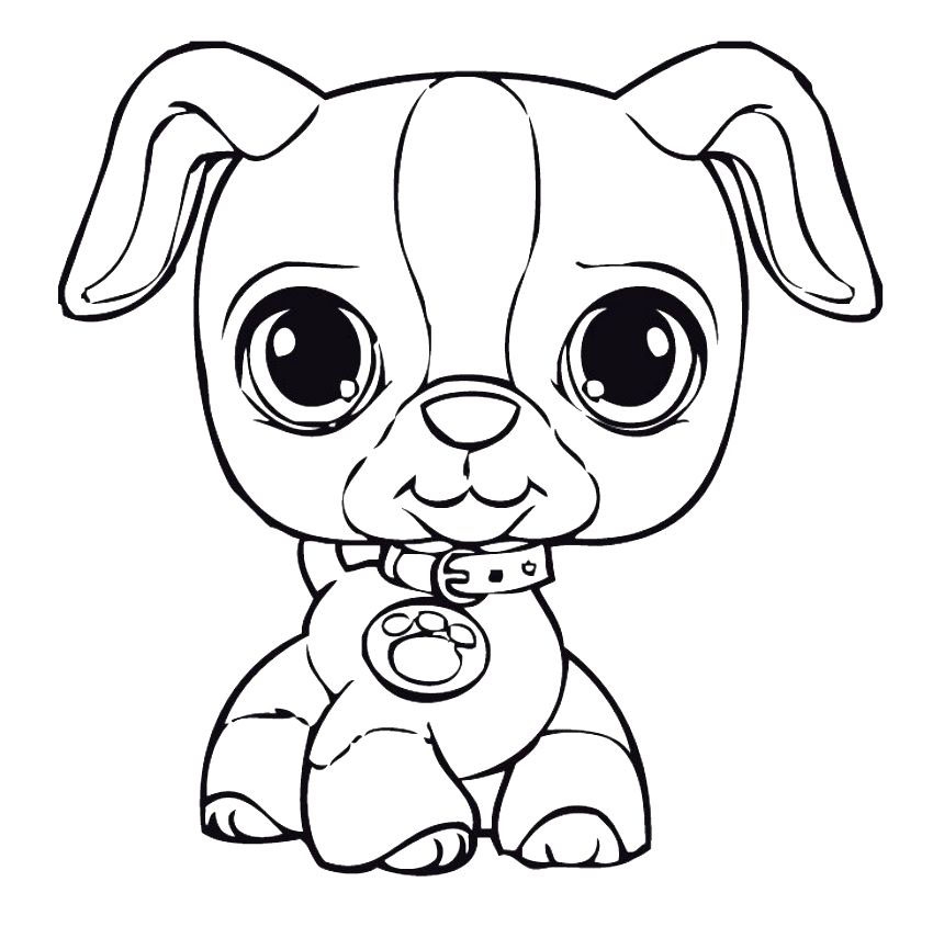 Puppy Color Pages