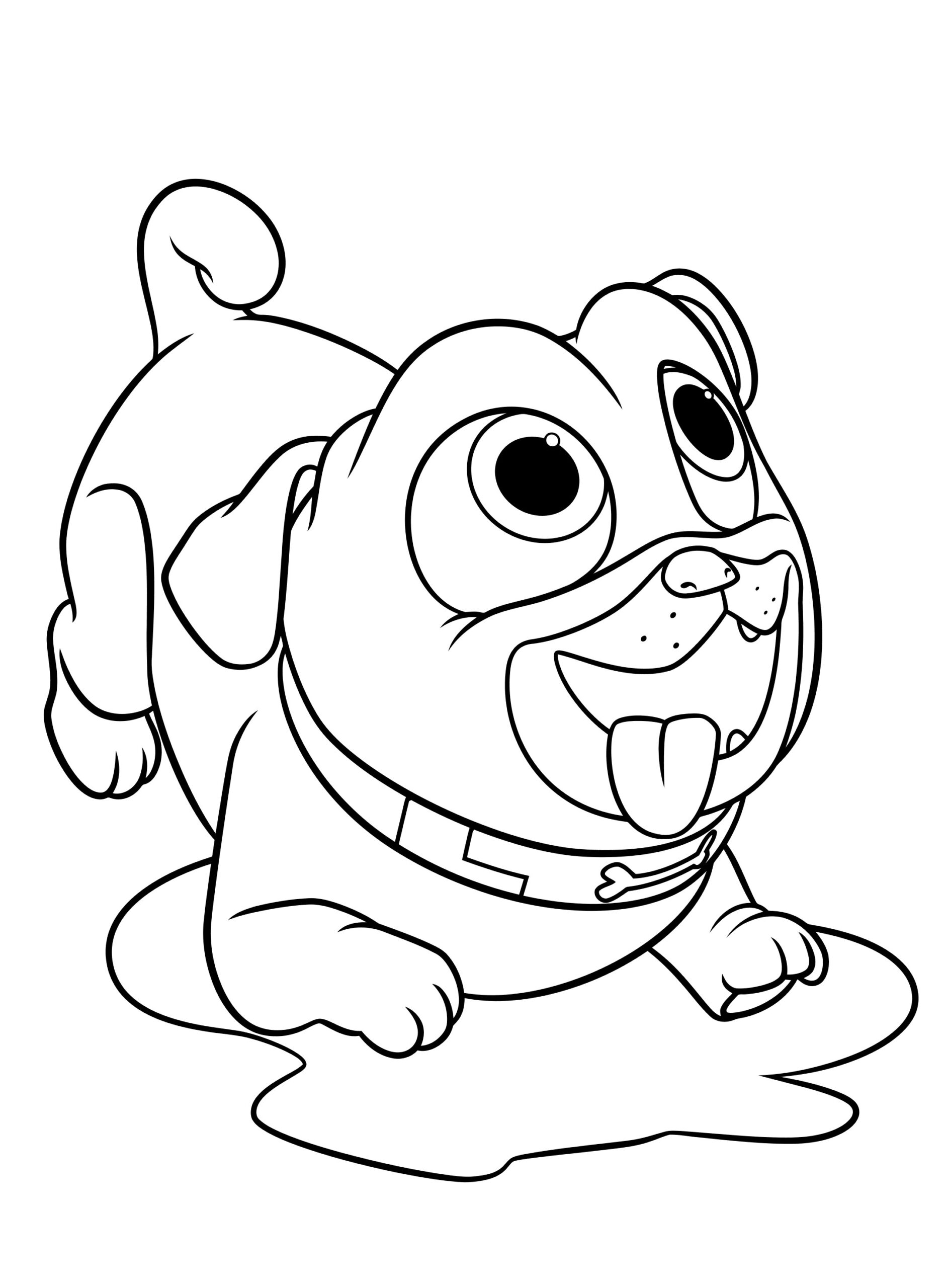 Coloring Pages Puppy Dog Pals