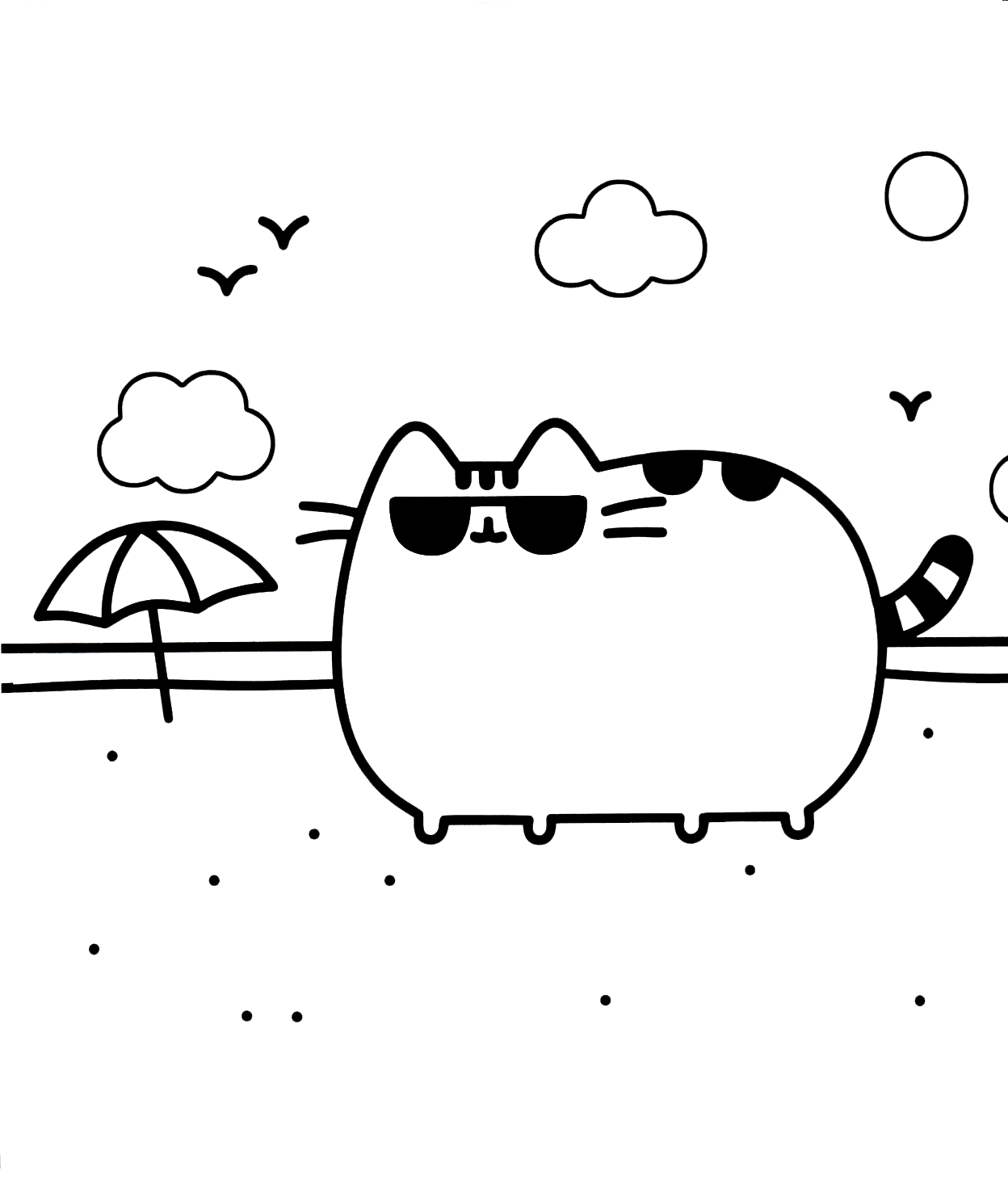 Coloring Pages Pusheen