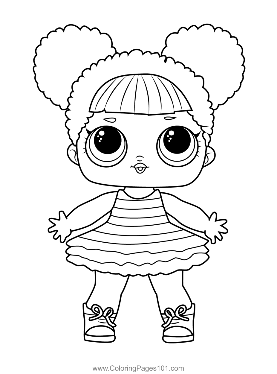 Queen Bee L O L Surprise Coloring Page For Kids Free L O L Surprise Printable Coloring
