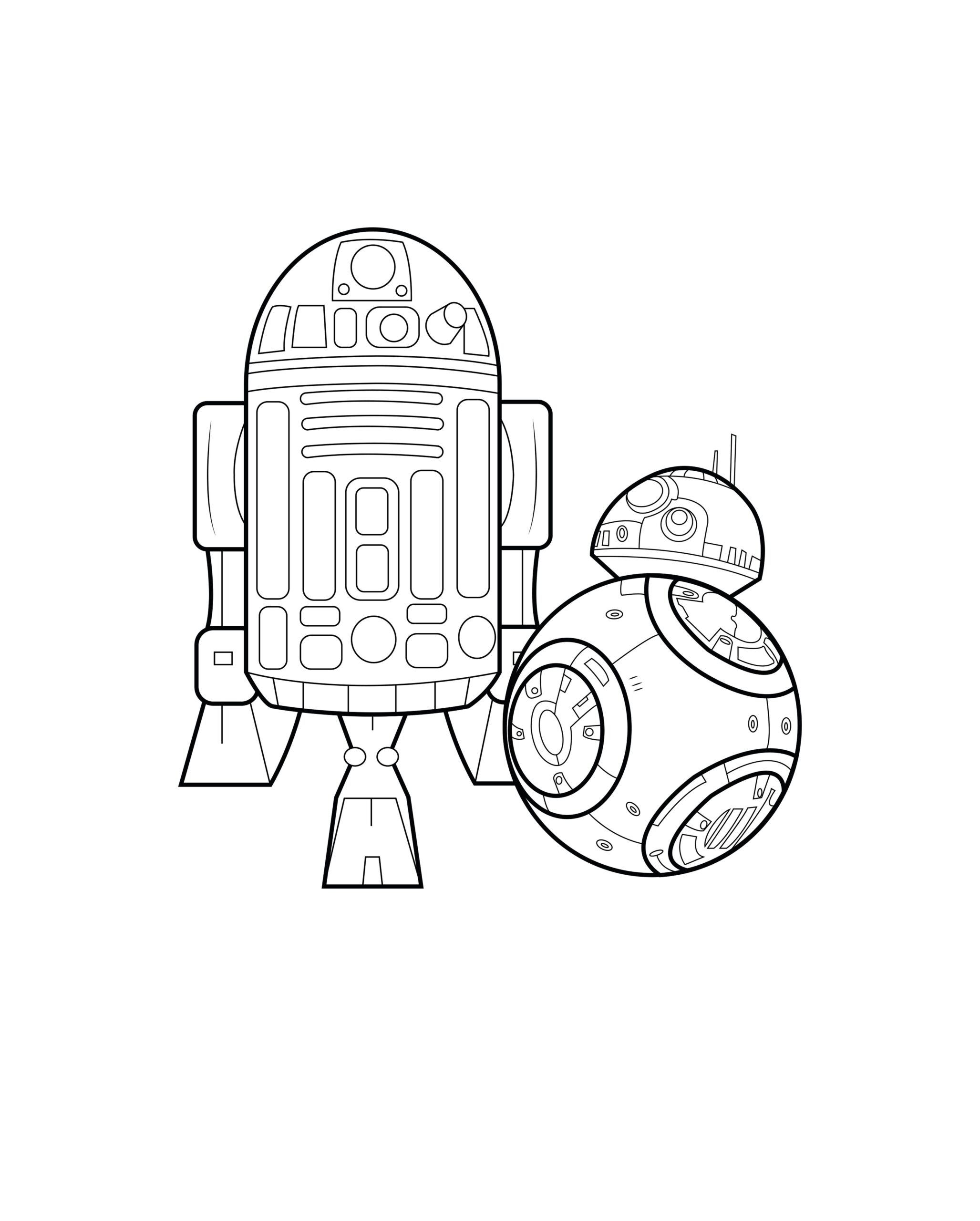 R2d2 Coloring Pages