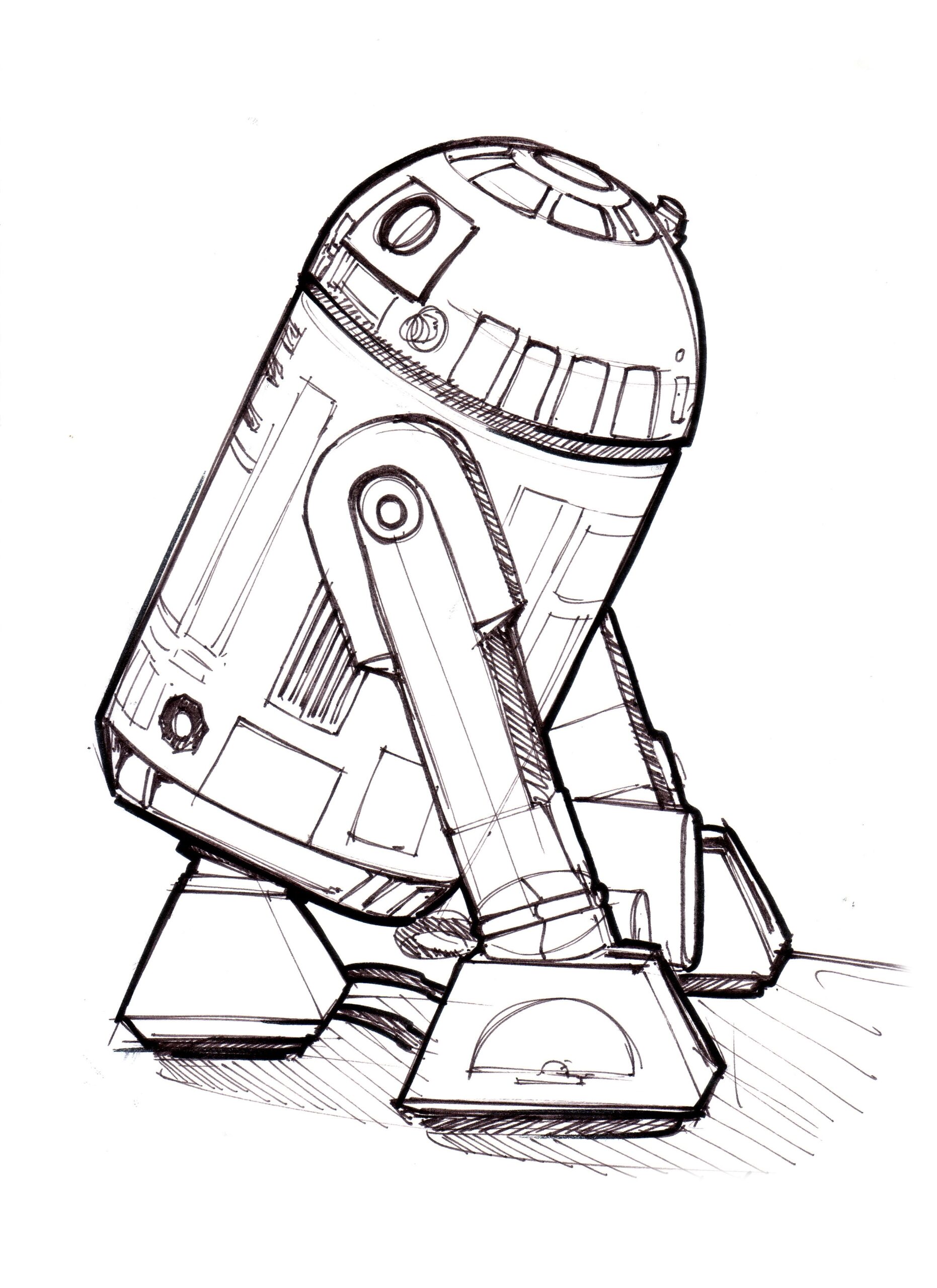 R2D2 Coloring Pages Best Coloring Pages For Kids