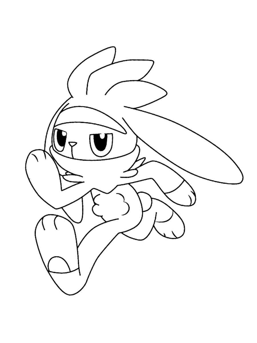 Raboot Coloring Pages Free Pokemon Coloring Pages Printables