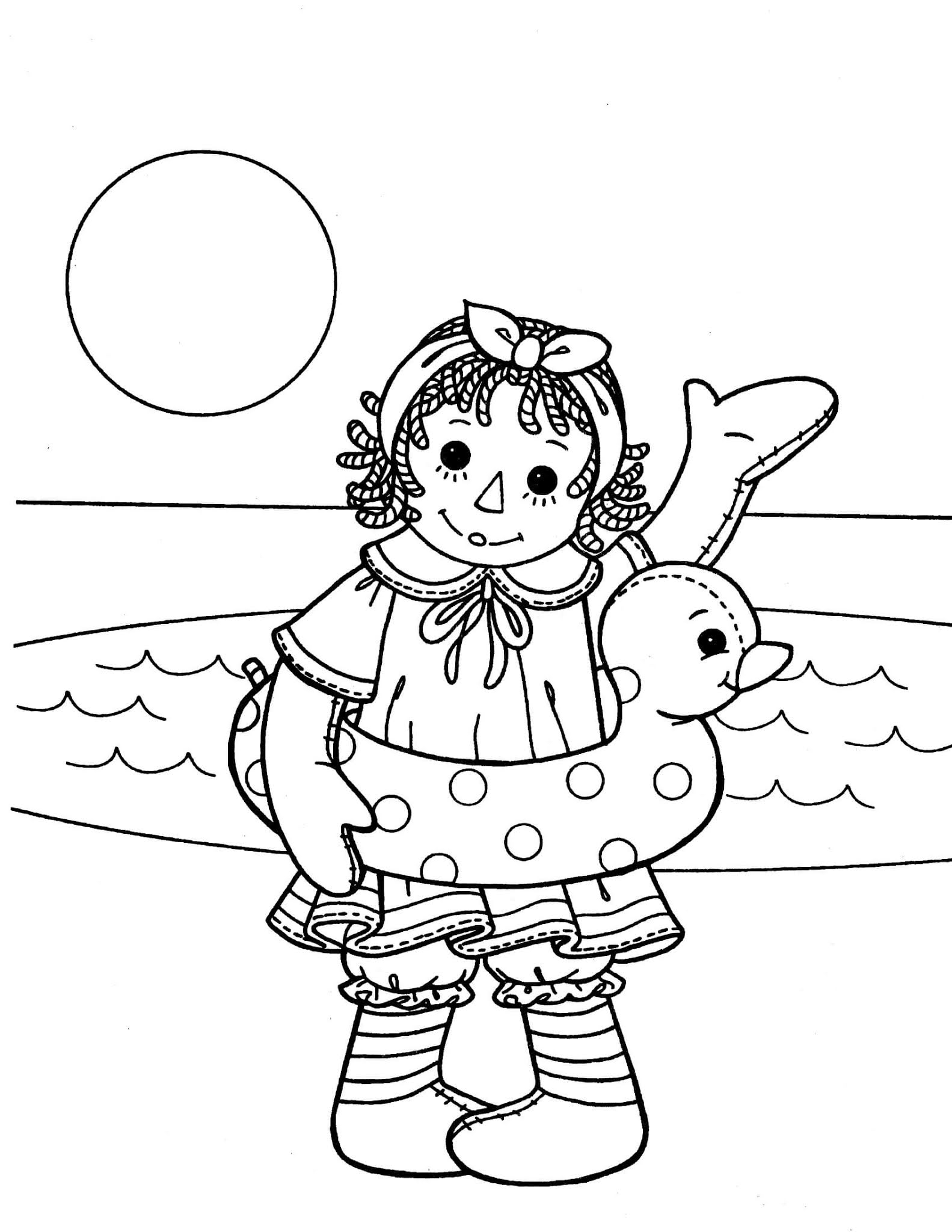 Raggedy Ann Coloring Pages Coloring Pages