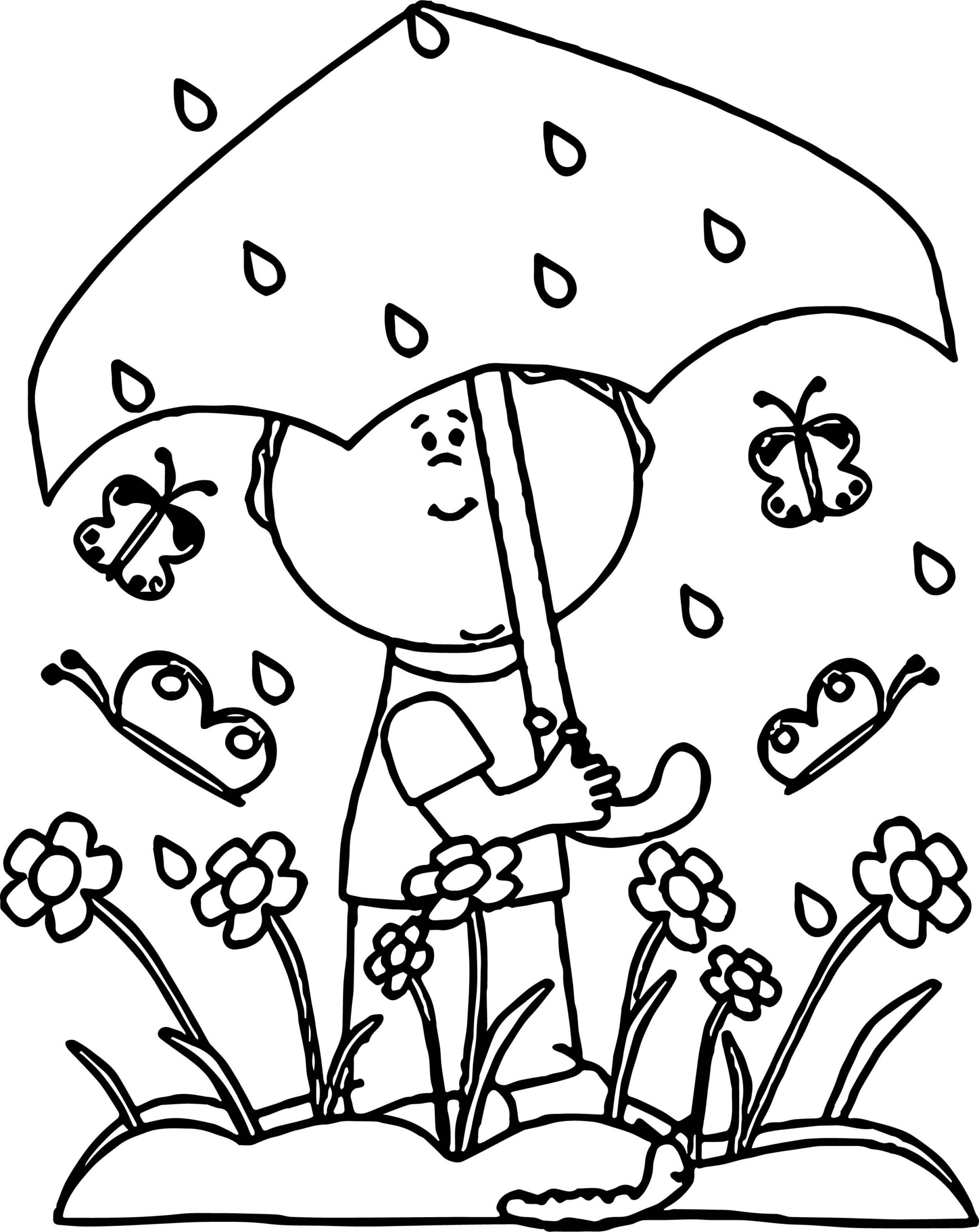 Rain Coloring Page At GetColorings Free Printable Colorings Pages To Print And Color
