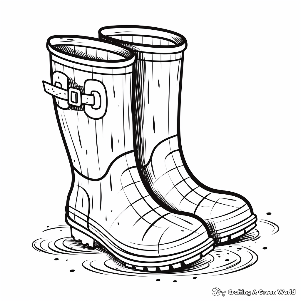 Rain Coloring Pages Free Printable