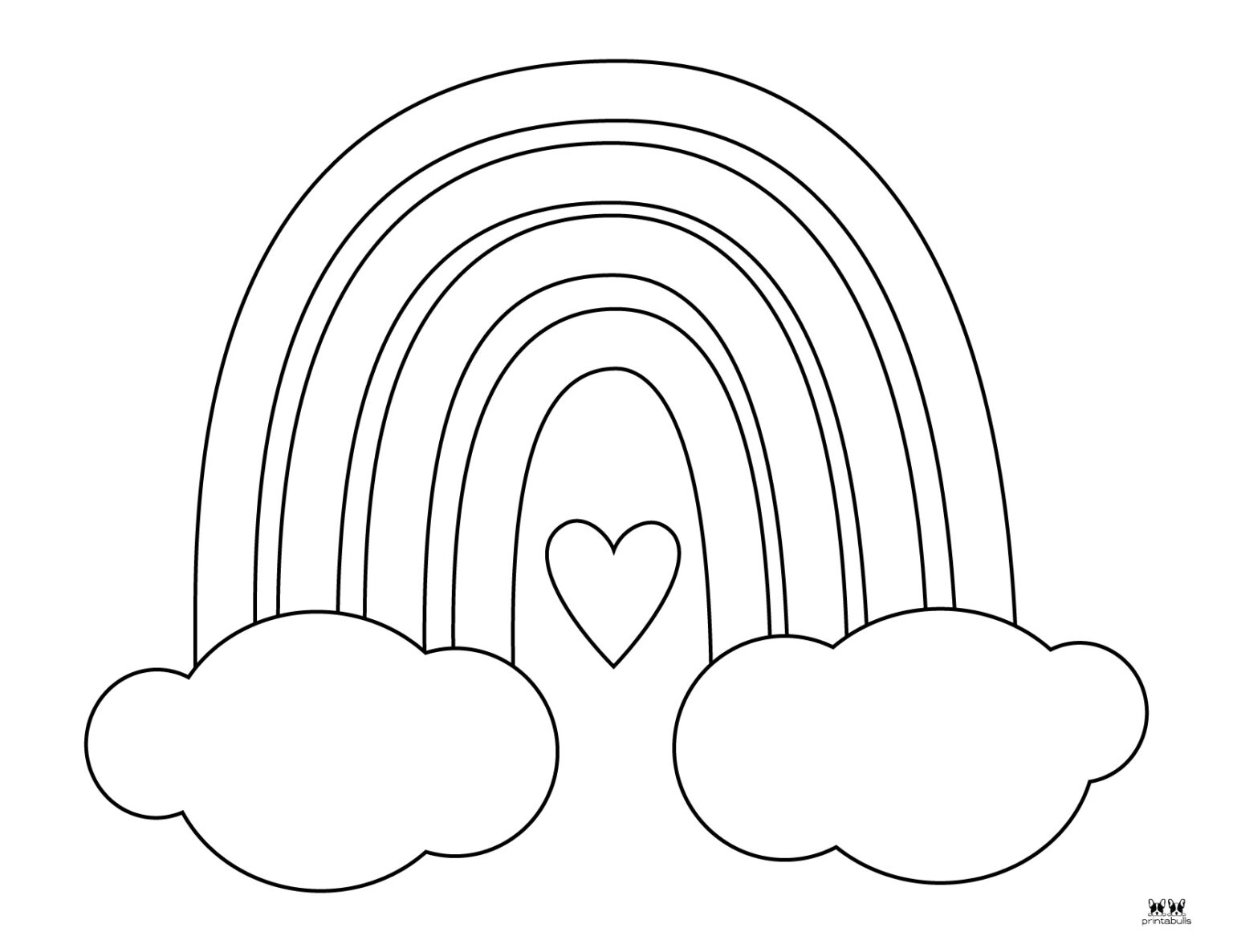 Rainbow Coloring Pages 50 FREE Printable Pages Printabulls