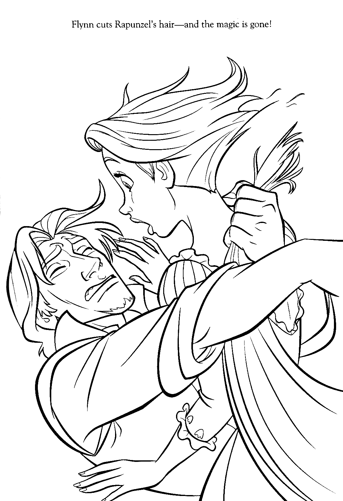 Rapunzel And Flynn Coloring Pages At GetColorings Free Printable Colorings Pages To Print
