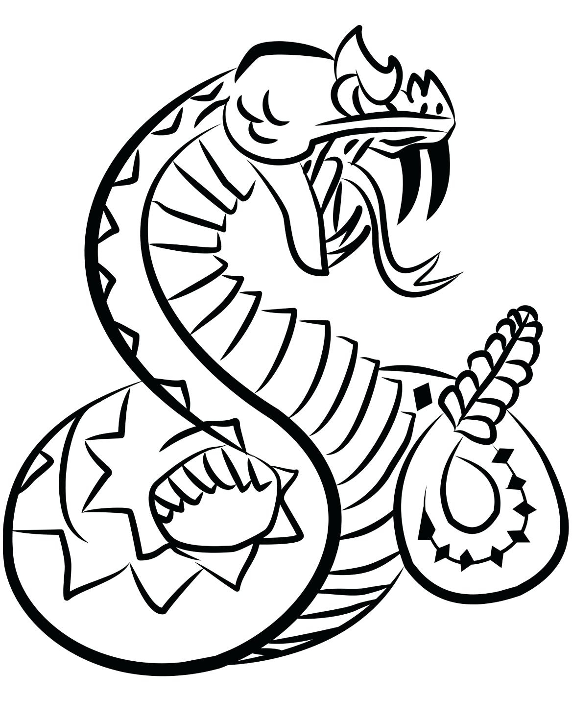 Rattlesnake Coloring Page At GetDrawings Free Download