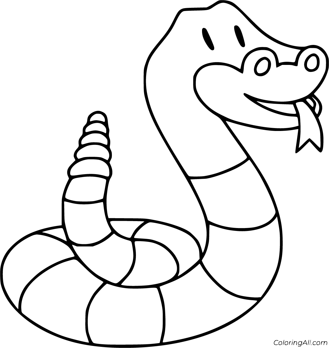 Rattlesnake Coloring Pages 13 Free Printables ColoringAll