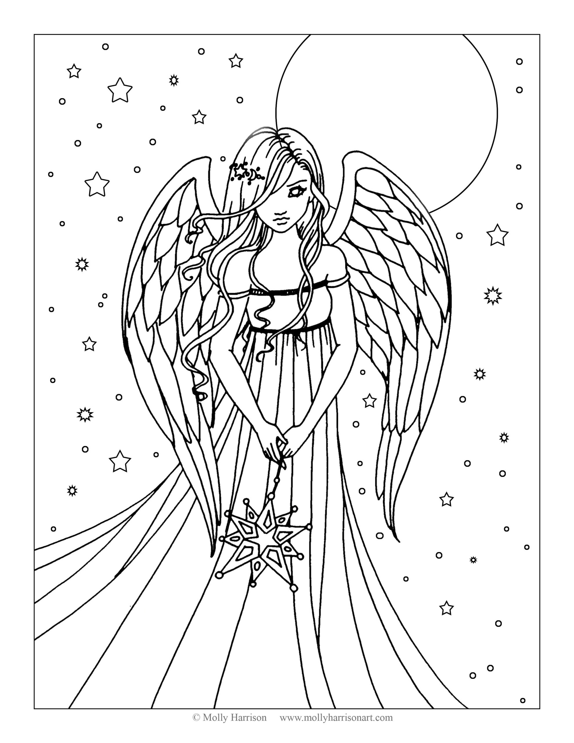 Realistic Angel Drawing At GetDrawings Free Download