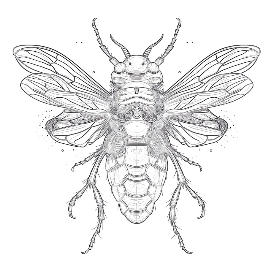 Realistic Insect Coloring Pages Coloring Pages Mimi Panda