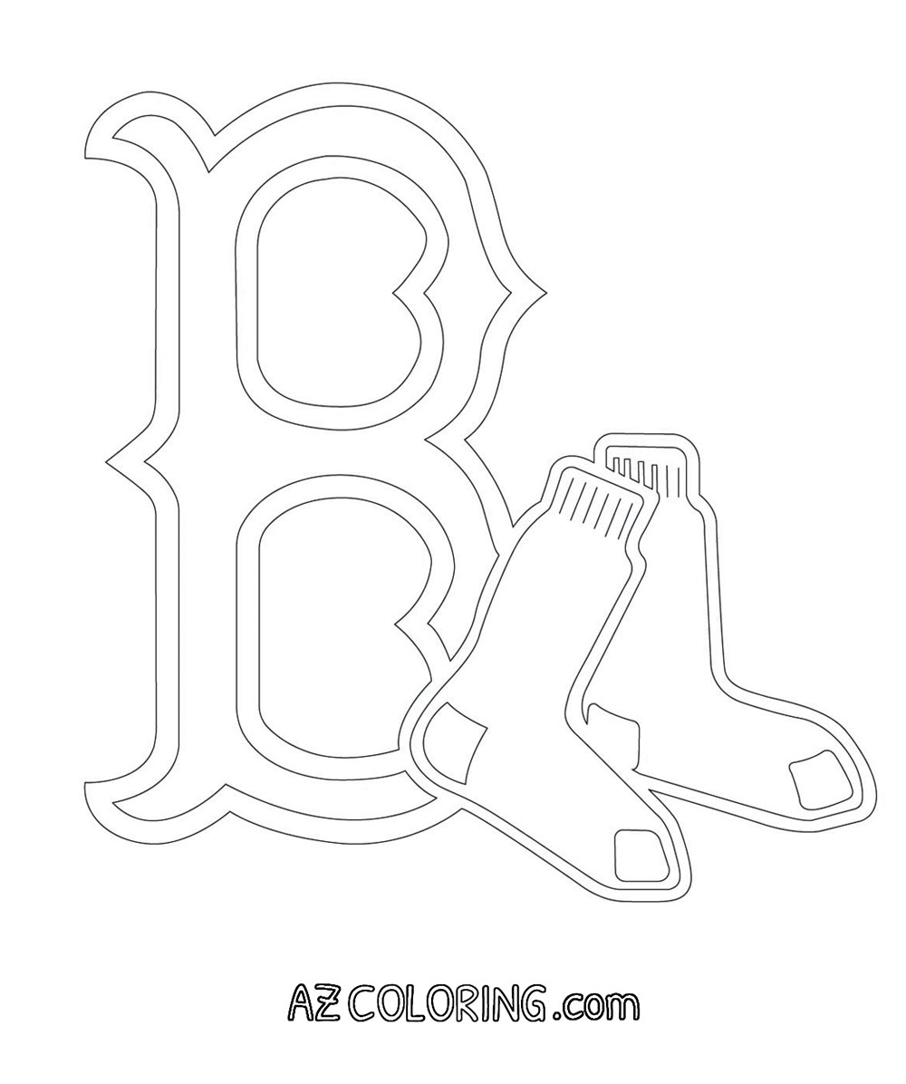 Red Sox Coloring Pages