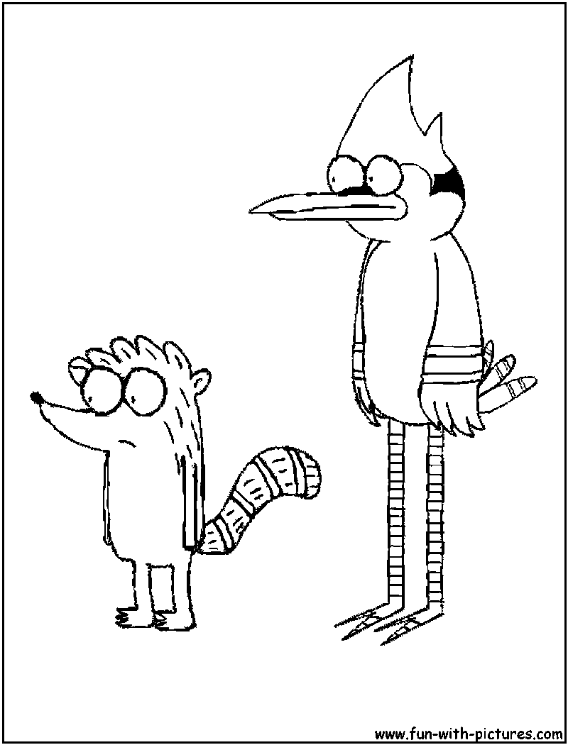 Regular Show Coloring New Calendar Template Site