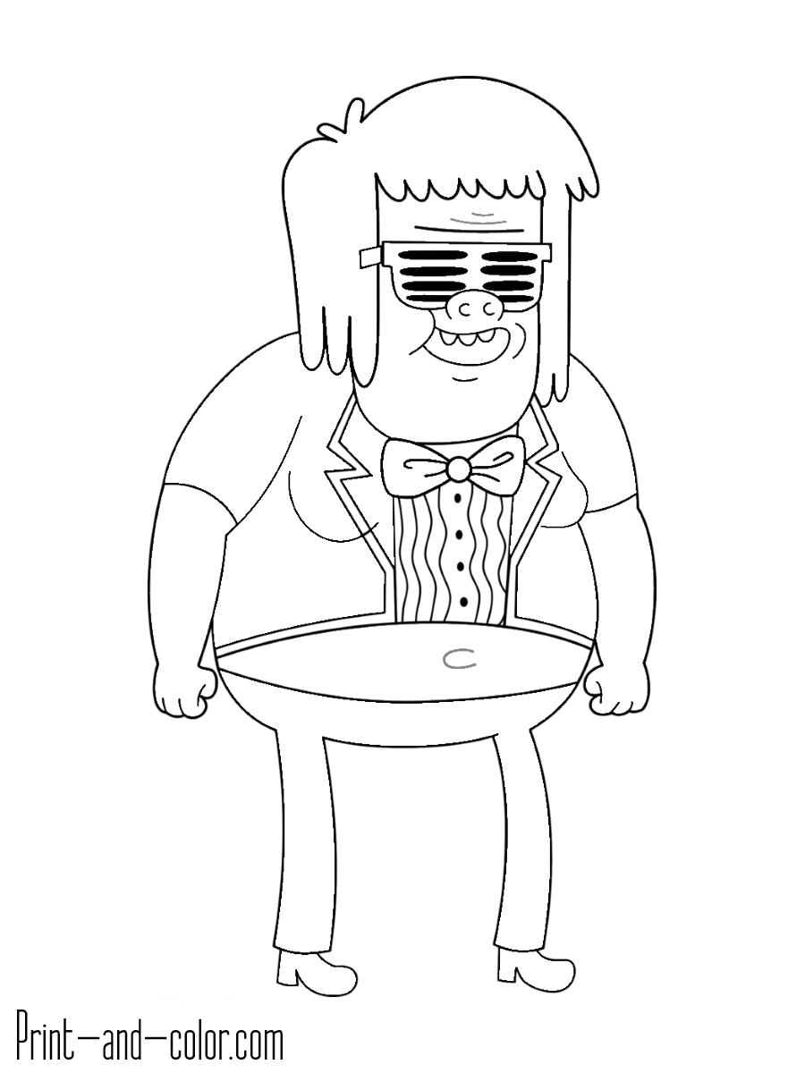 Regular Show Coloring Pages Learny Kids