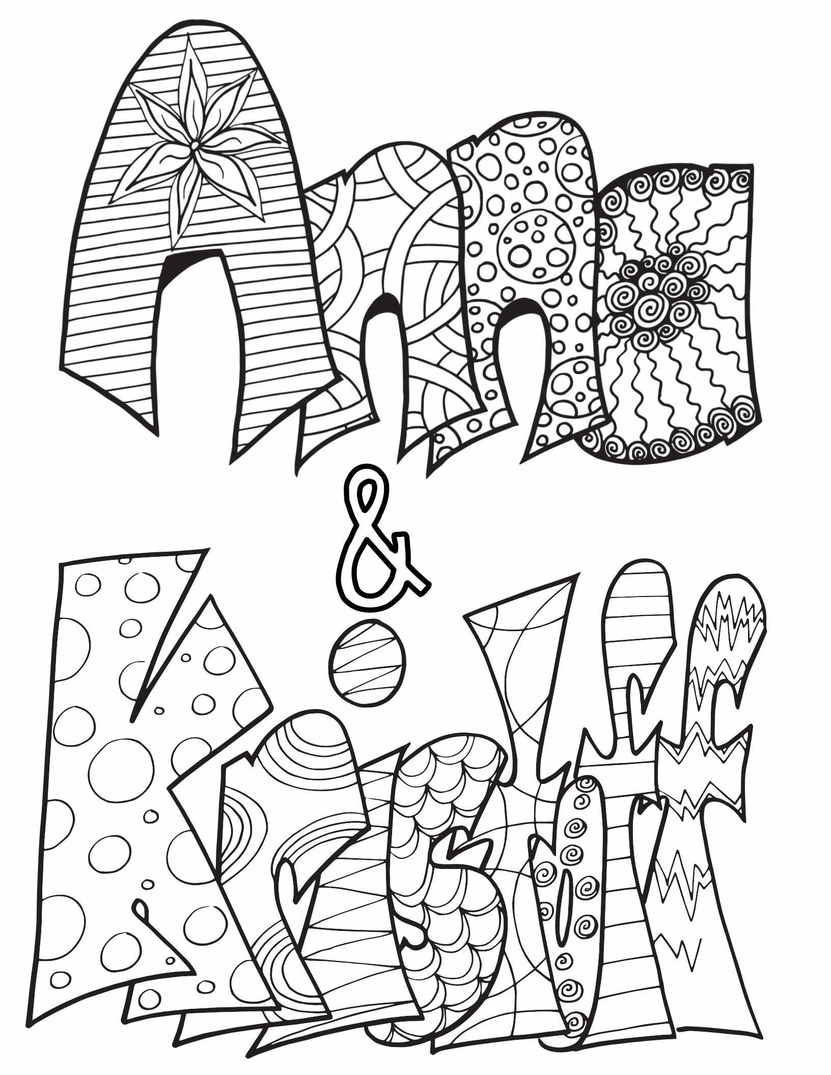Relationship Coloring Pages