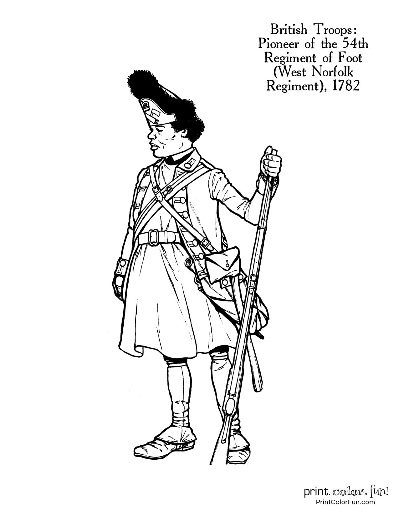 Revolutionary War Coloring Pages