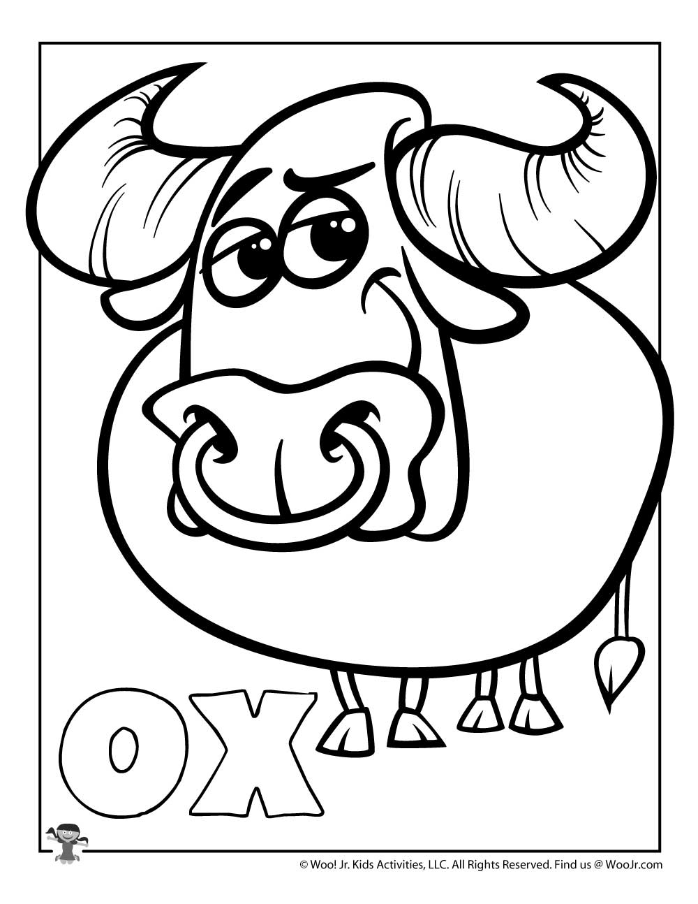 Riding Ox Coloring Pages Coloring Pages
