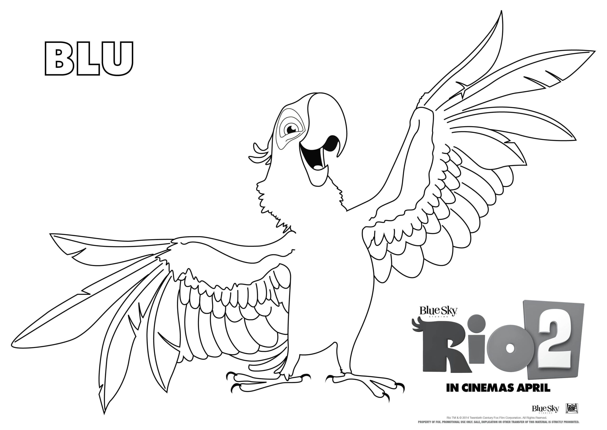 Rio 2 Coloring Pages Bird Coloring Page Super Coloring Pages Coloring Pages
