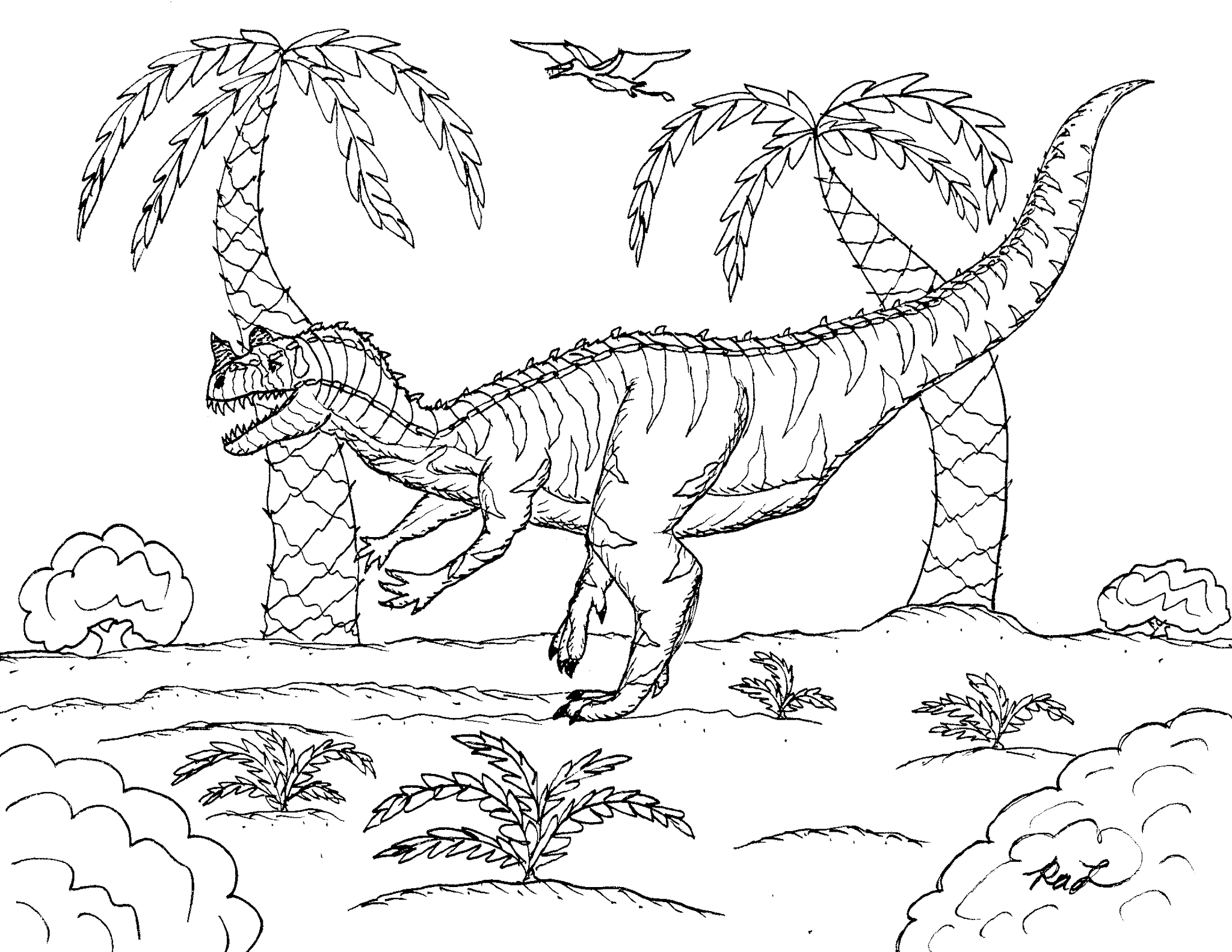 Robin S Great Coloring Pages Ceratosaurus Coloring Pages