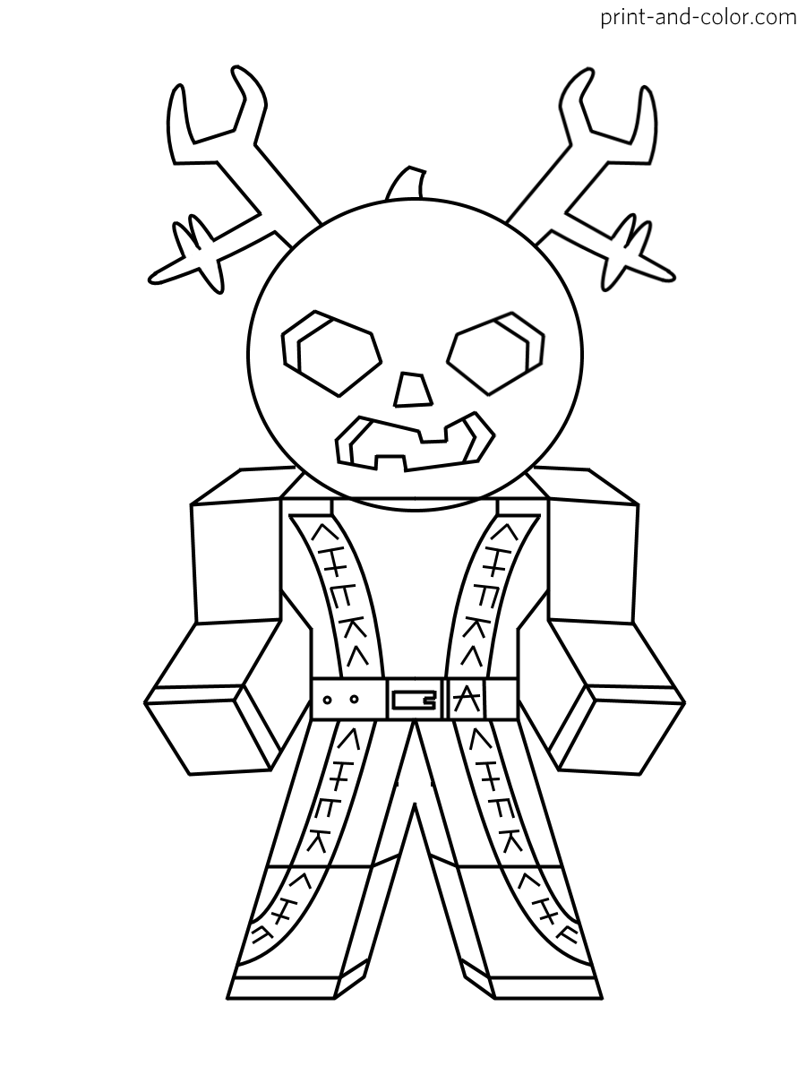 Roblox Coloring Pages Print And Color