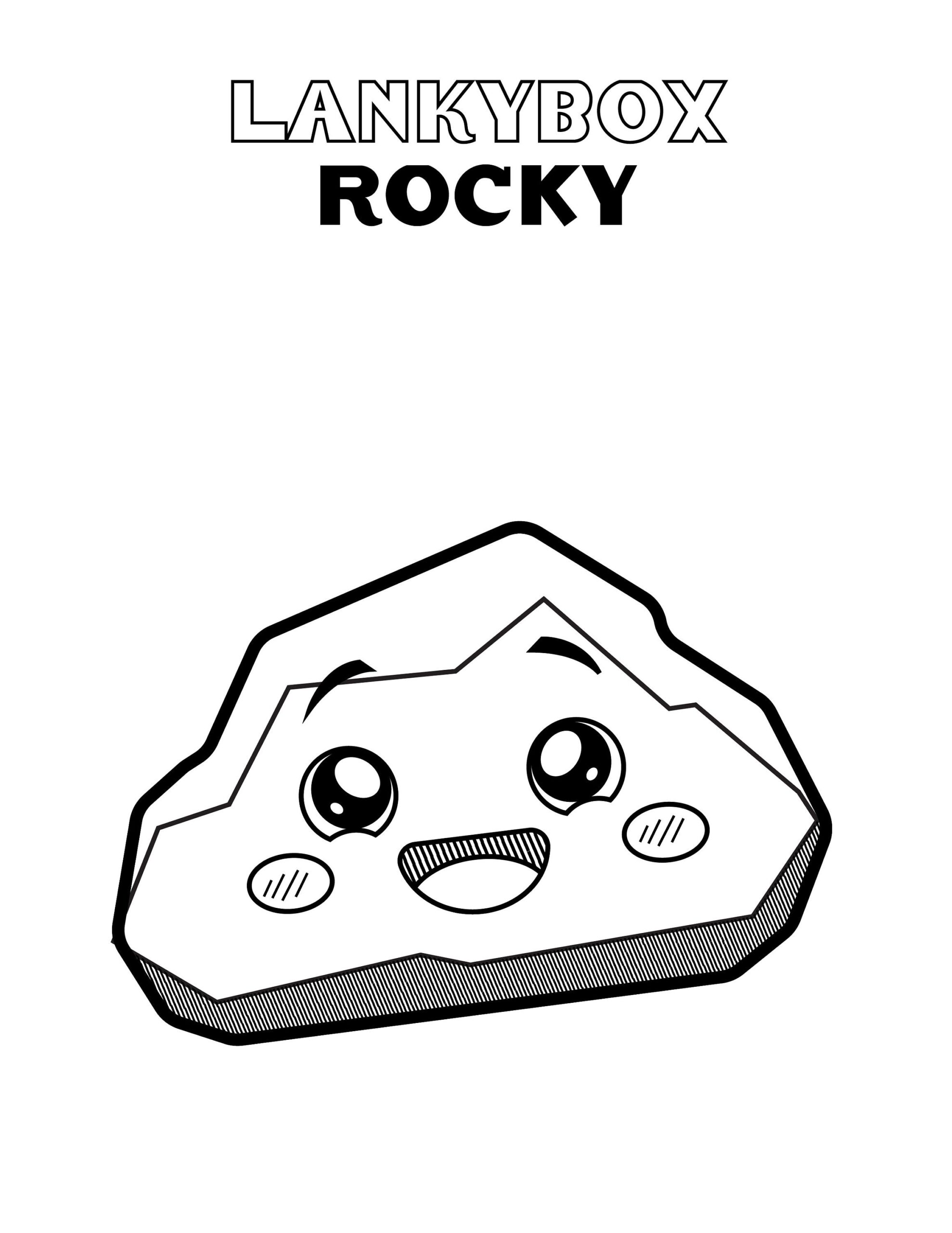 Roblox Lankybox Coloring Pages