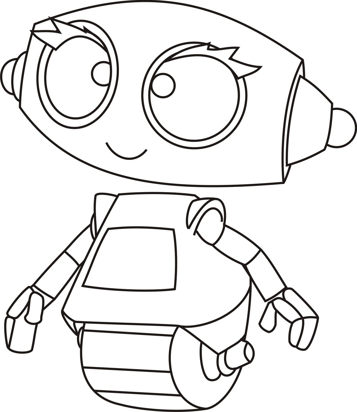 Robot Printable Coloring Pages