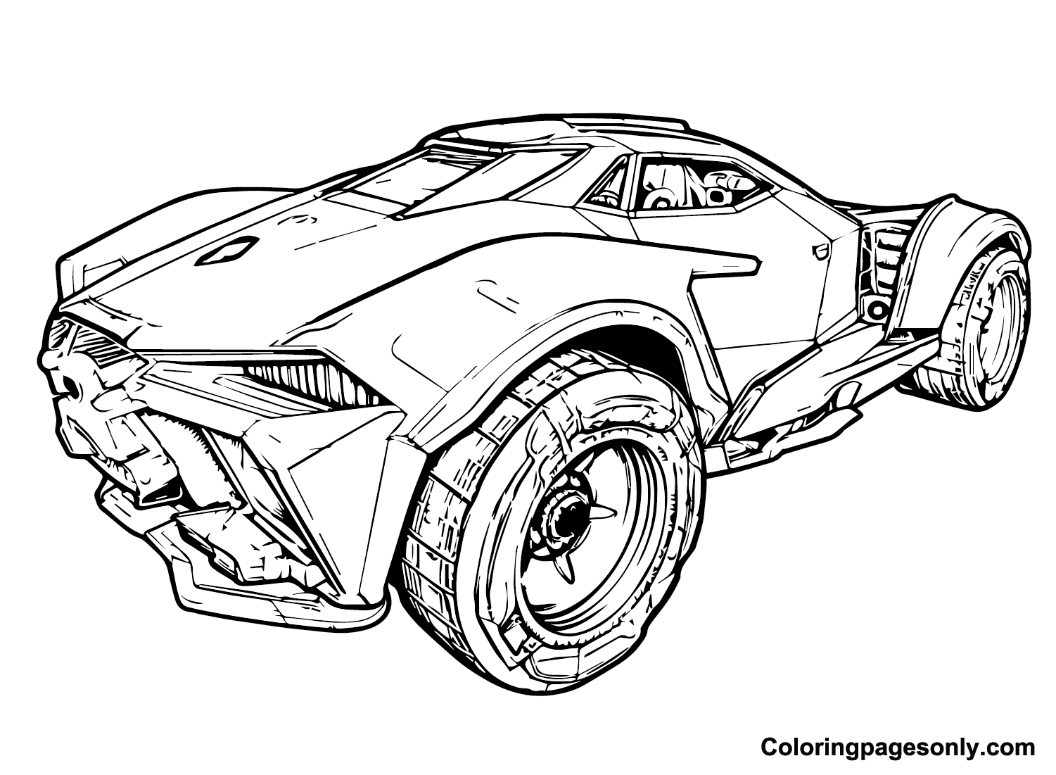 Rocket League Coloring Pages