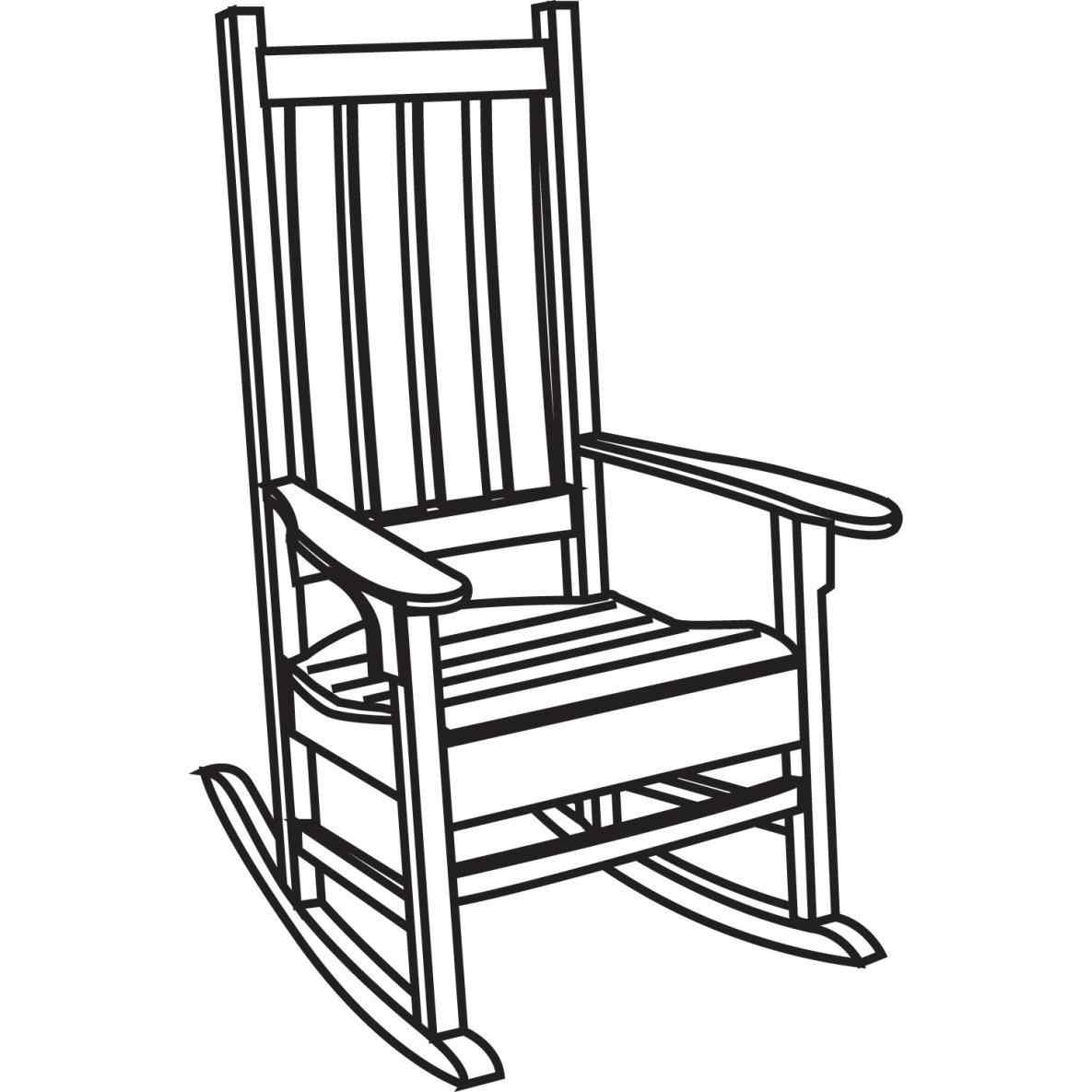 Rocking Chair Coloring Page Coloring Pages