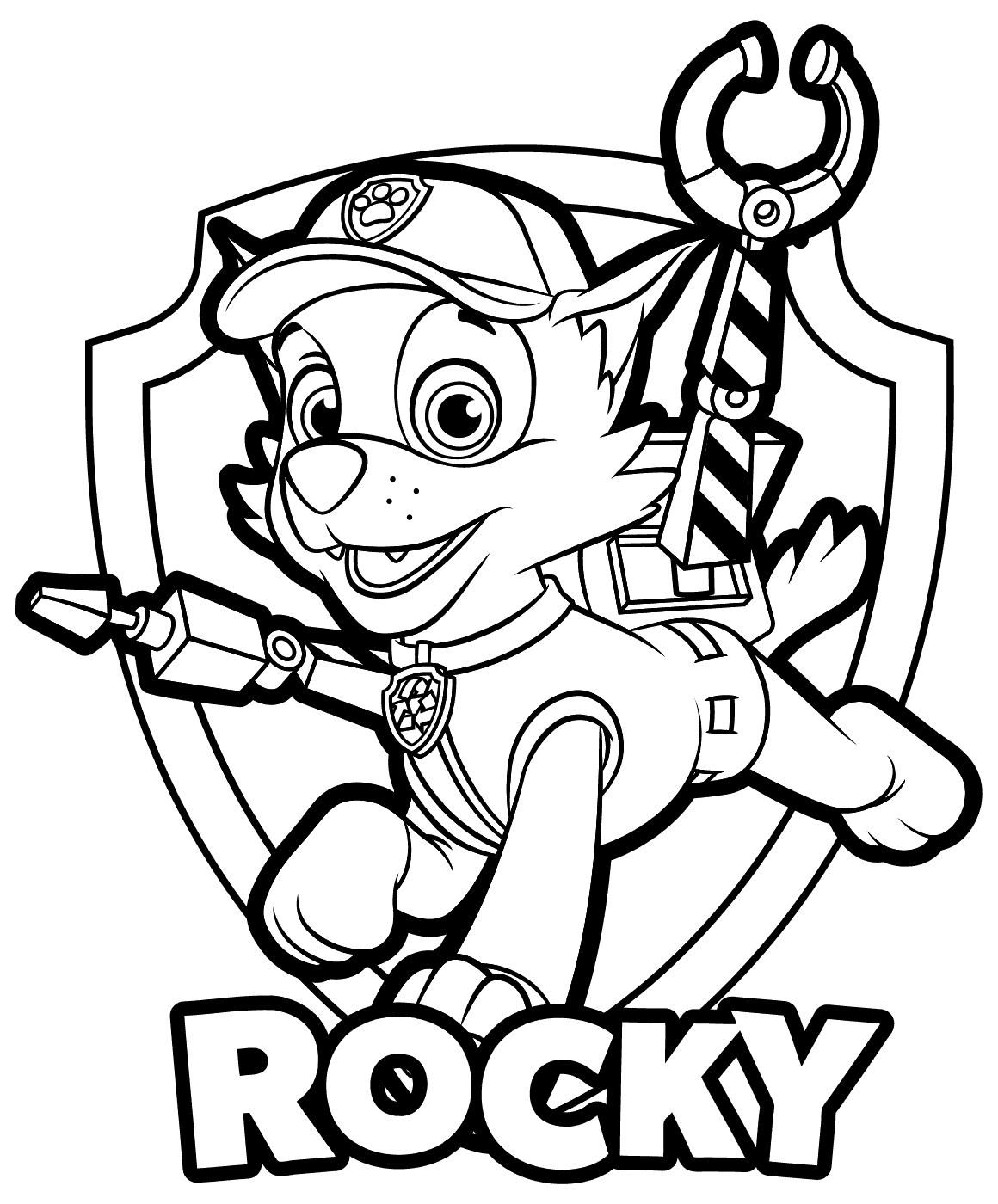 Rocky Paw Patrol Coloring Pages At GetColorings Free Printable Colorings Pages To Print