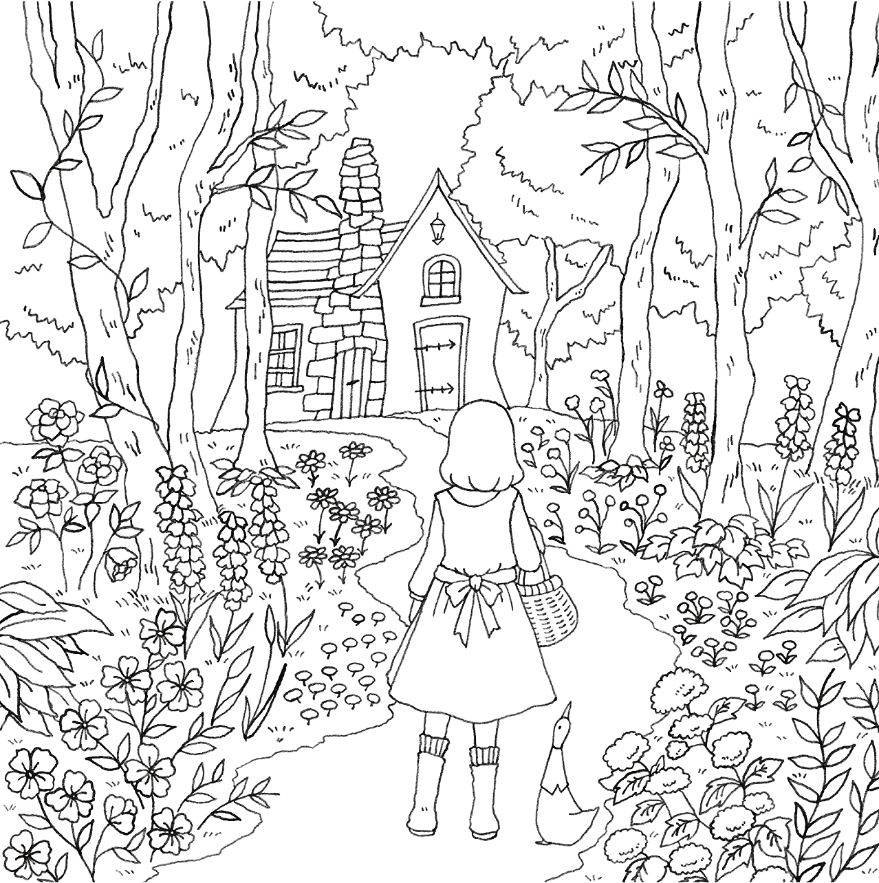 Romantic Country Coloring Pages Coloring Pages