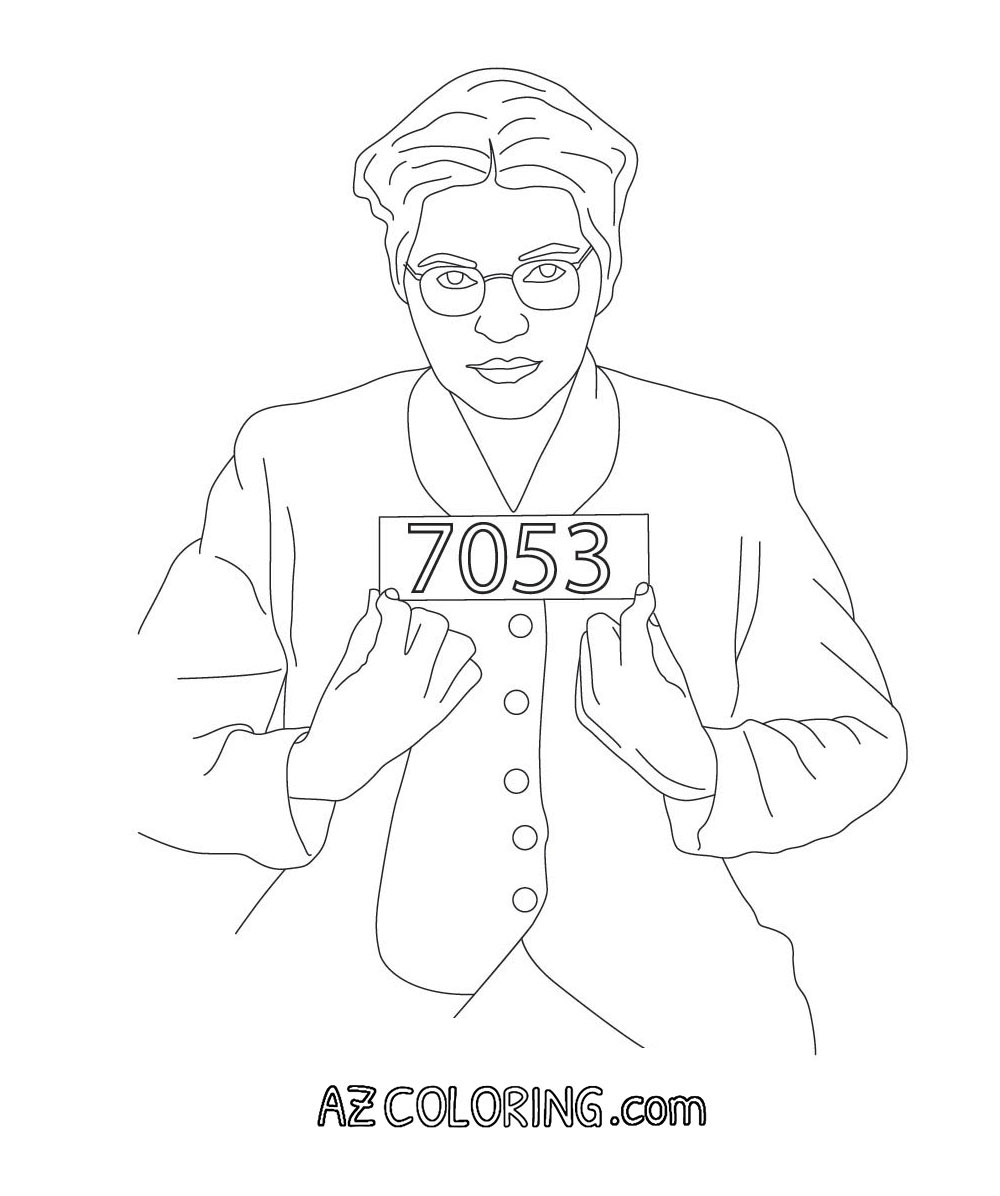 Rosa Parks Coloring Pages Rosa Parks Rosa Parks Coloring Page Images And Photos Finder