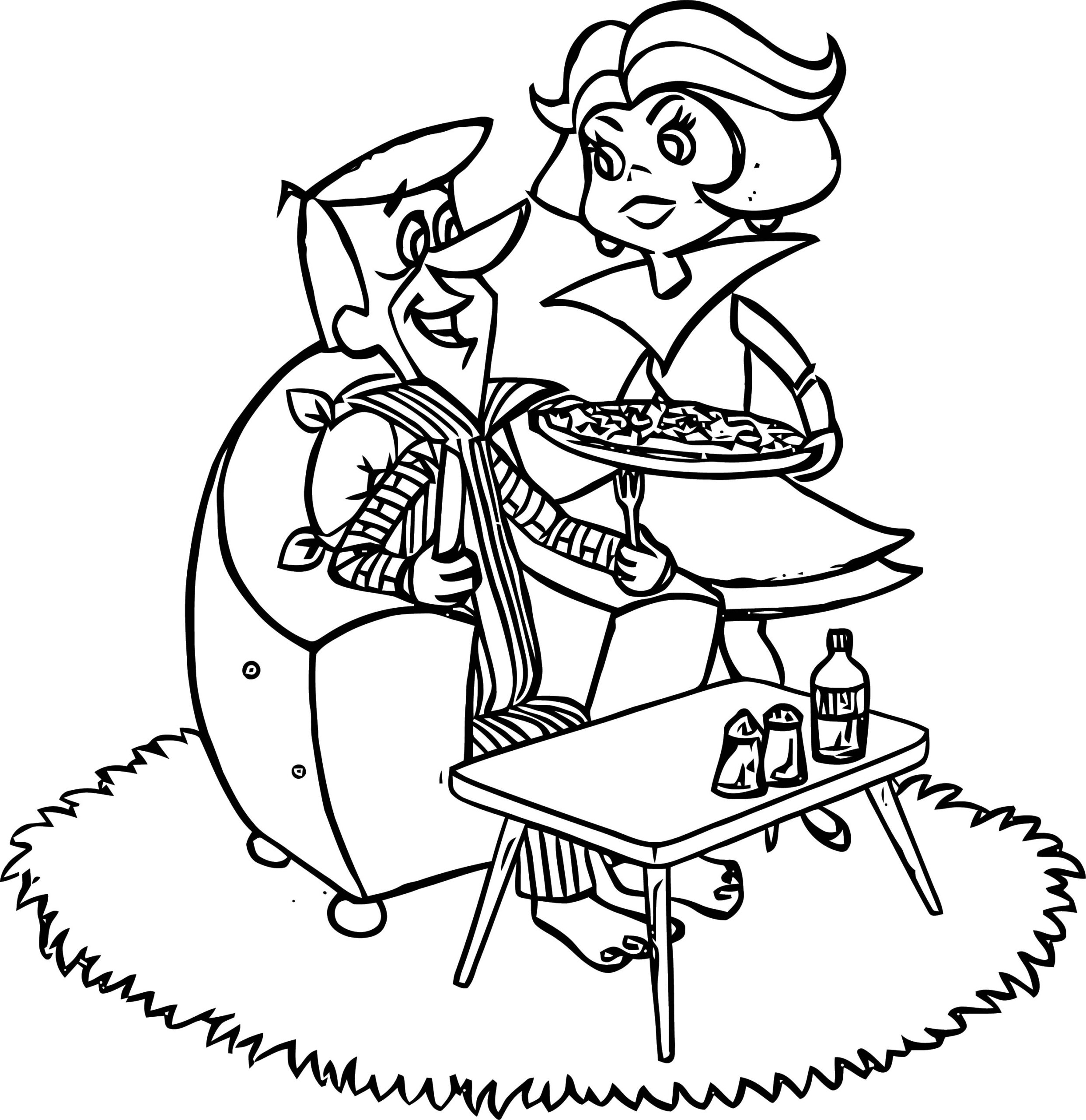 Rosie The Jetsons Coloring Pages Coloring Pages