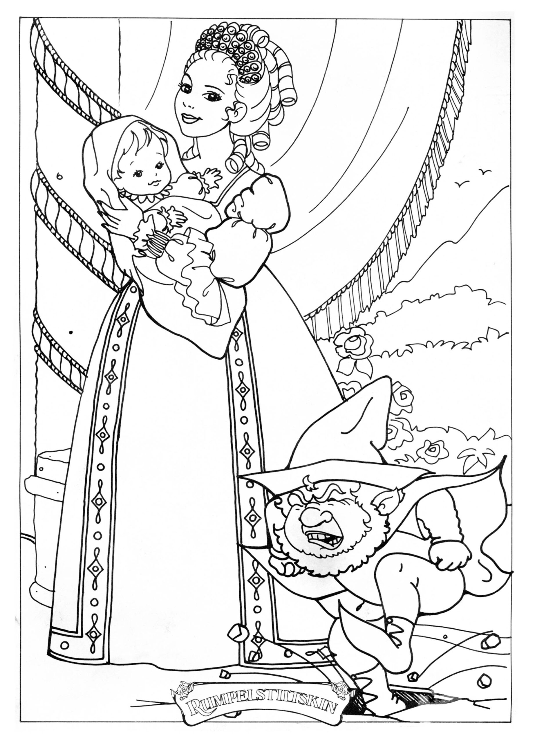 Rumpelstiltskin Coloring Pages