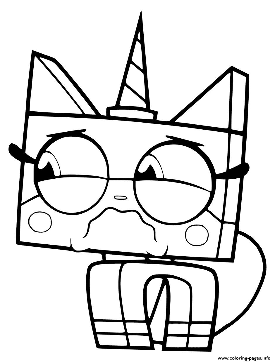 Unikitty Characters Coloring Pages