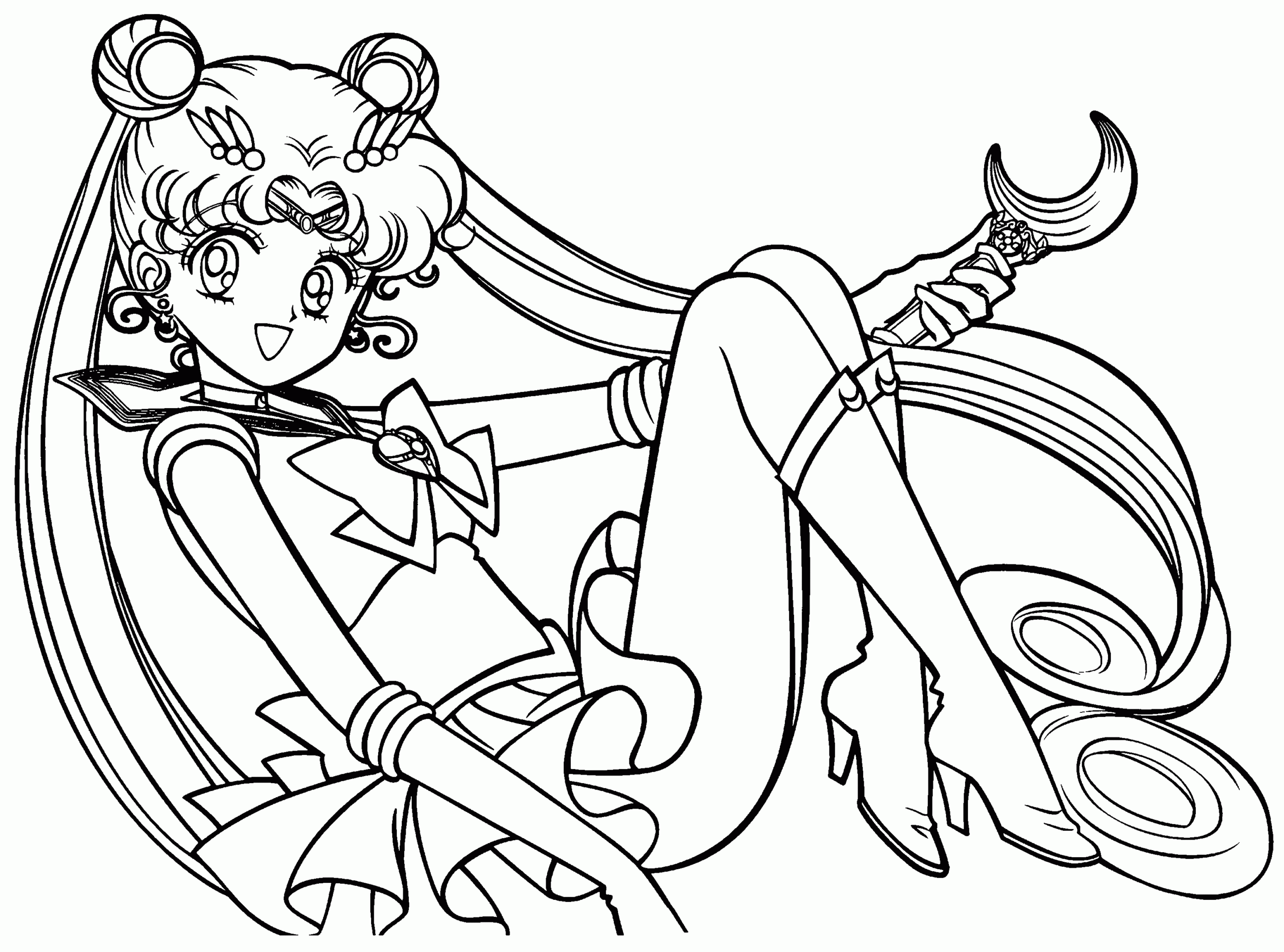 Sailor Moon Coloring Pages For Adults Coloring Pages