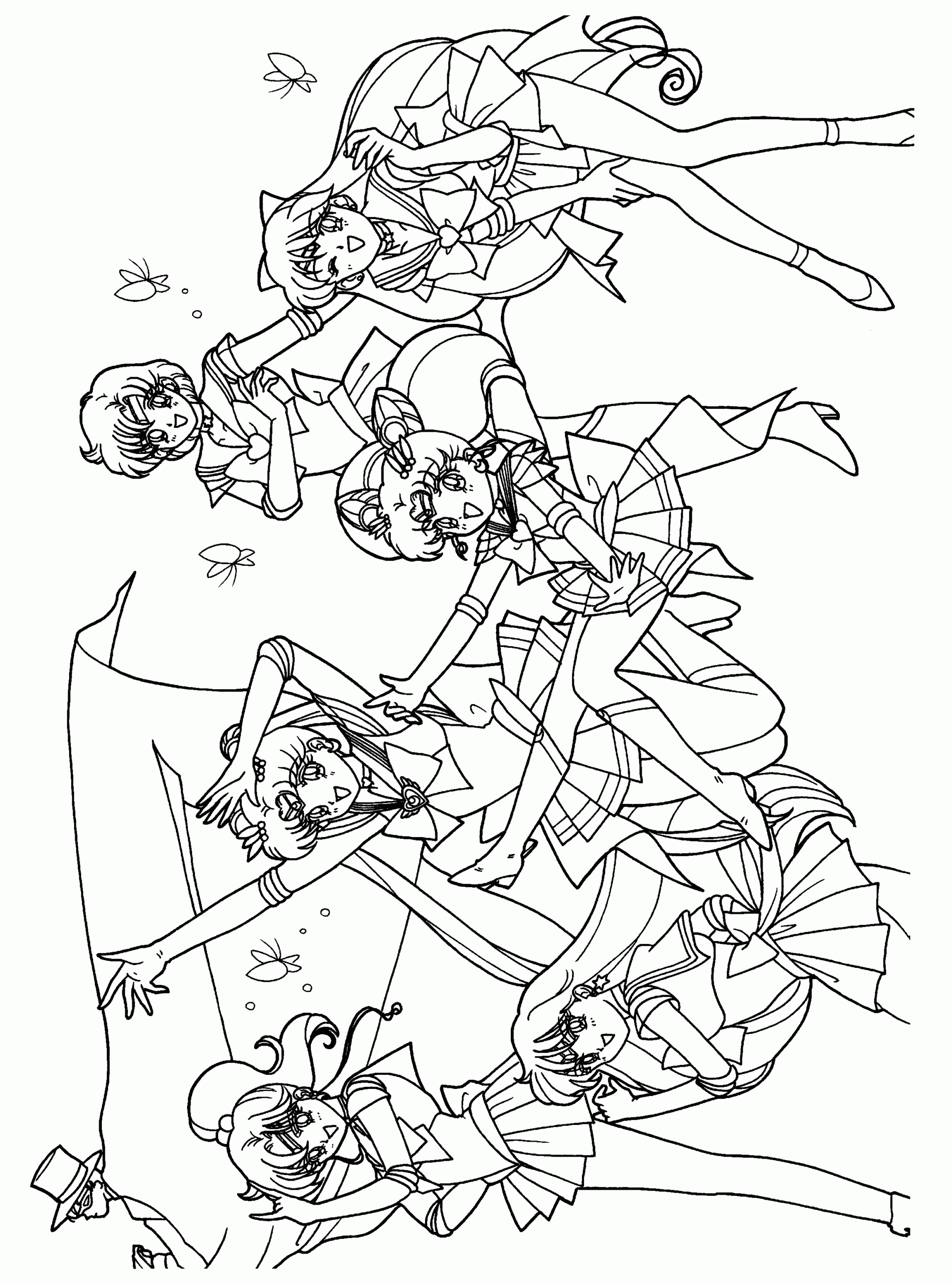 Adult Coloring Pages Sailor Moon