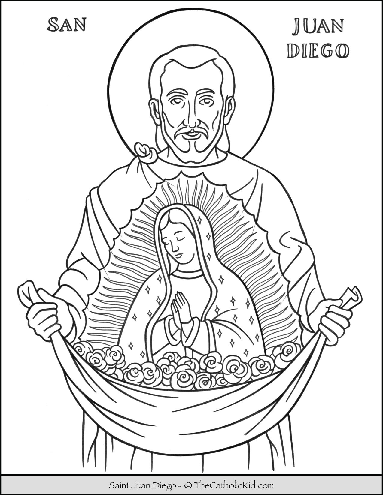 Saint Coloring Pages To Print