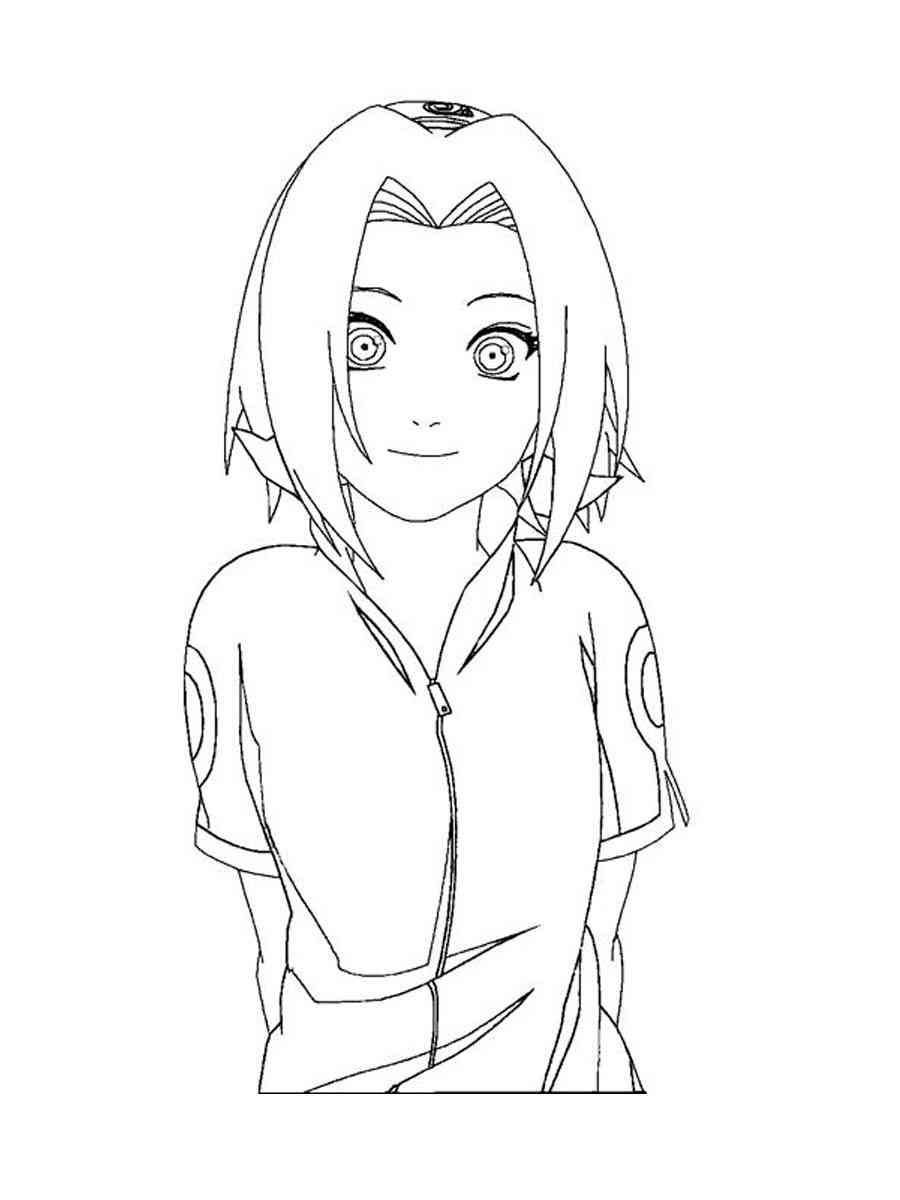 Sakura Haruno Coloring Pages