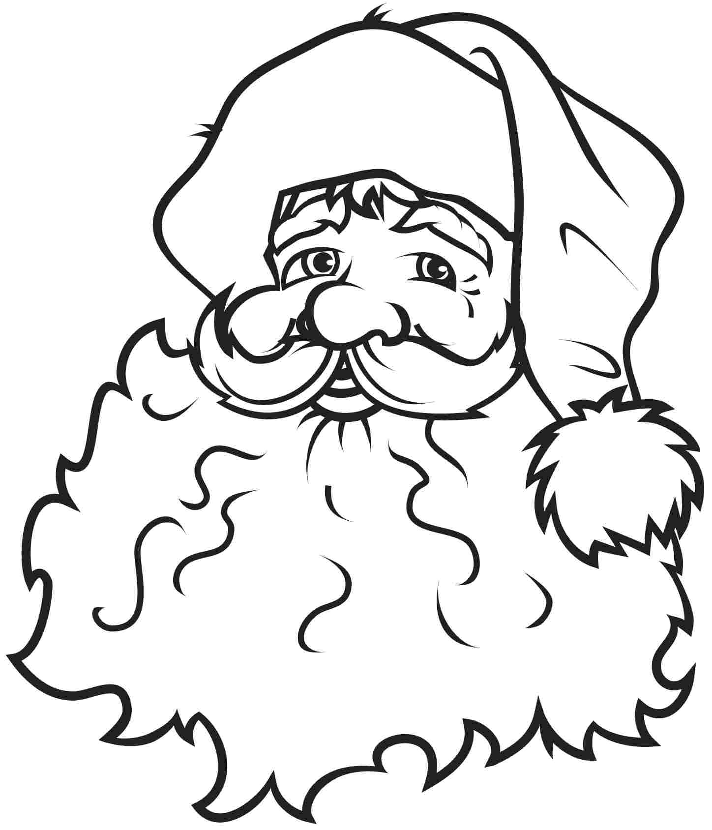 Santa Claus Outline Cliparts Co