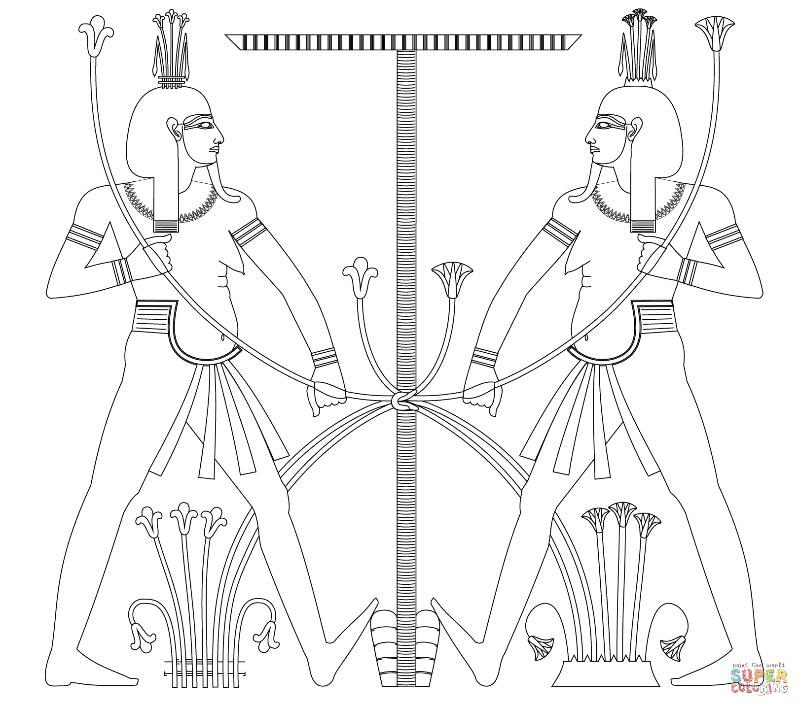 Sarcophagus Coloring Page