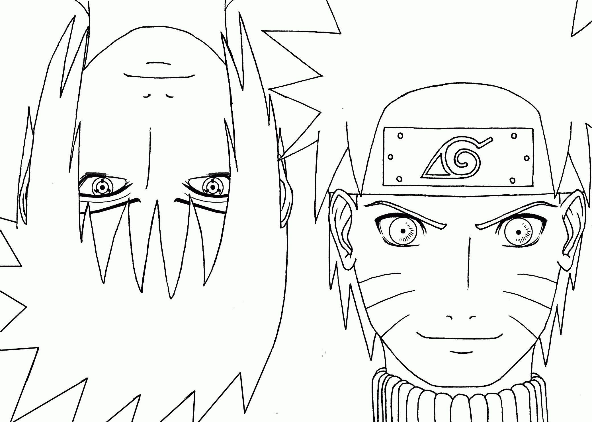 Sasuke Naruto Coloring Pages