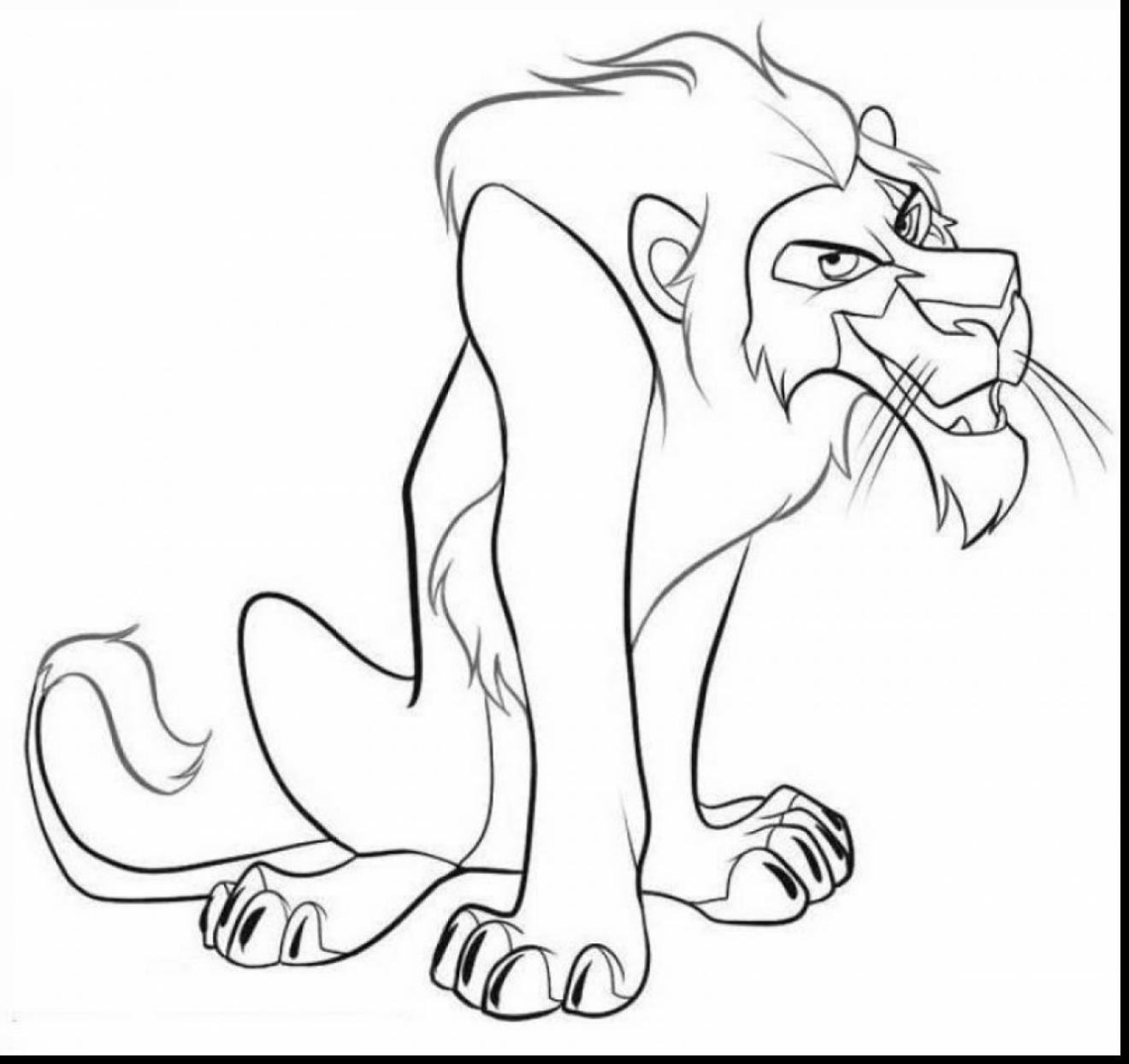 Scar Coloring Page