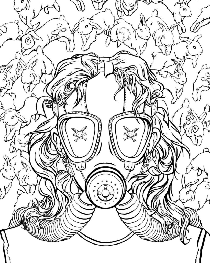 Creepy Coloring Pages Adults