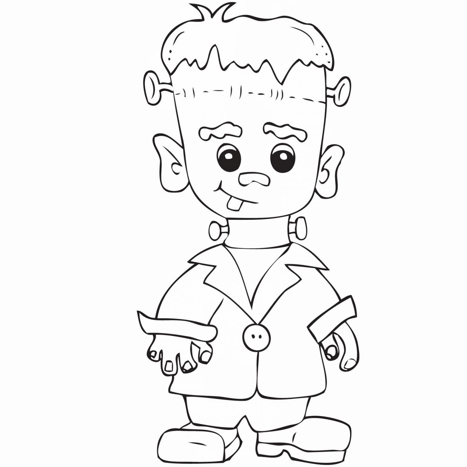 Scary Frankenstein Coloring Pages Archives 101 Coloring